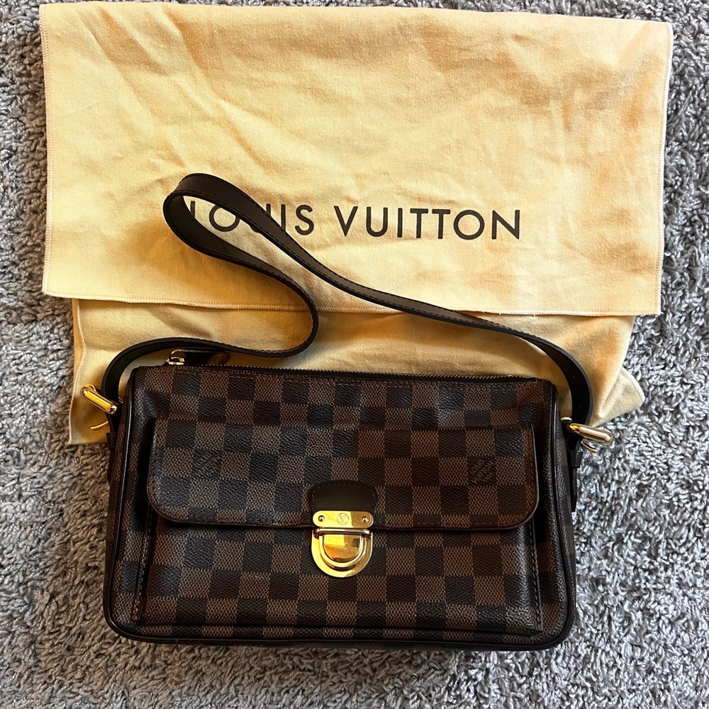 Louis Vuitton Dark Brown Damier Checkered Shoulder Bag